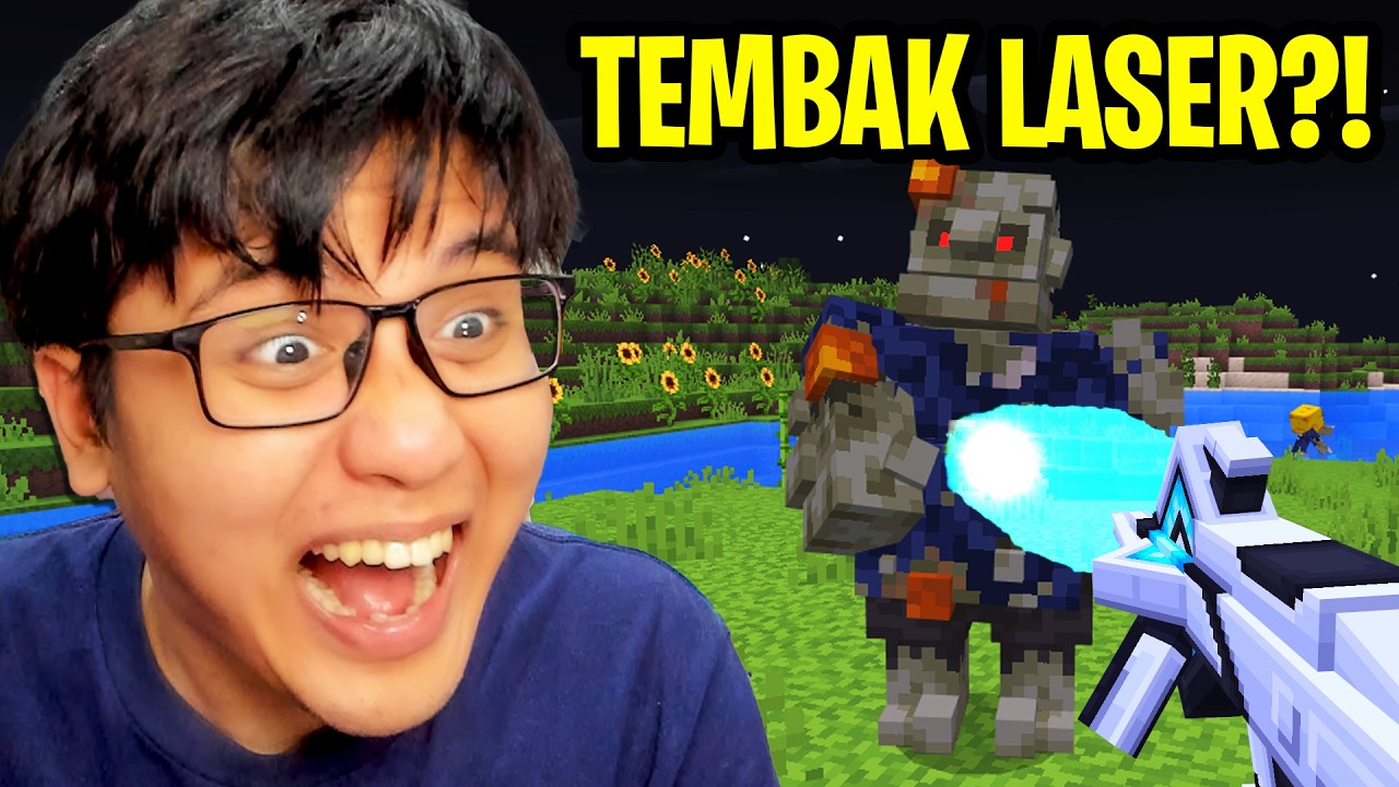 MELAWAN ZOMBIE BLOATER PAKAI LASER?! - Minecraft Indonesia HorrorCraft #5