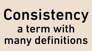 Consistency, the C of ACID | Software Engineering Dictionary