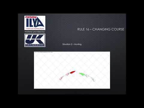 # FairSailing - Rule 16 - CHANGING COURSE