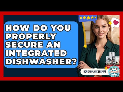 How Do You Properly Secure An Integrated Dishwasher? - Home Appliance Report