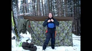 Alpine Winter Hammock - The solo girly bushcraft way