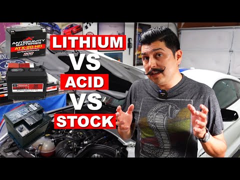 Shelby GT350 Battery Replacement Options (Stock vs Full Size Lead Acid Vs Lithium)