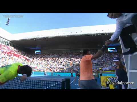 Rafael Nadal vs Fernando Verdasco Match Point - ATP Madrid 2012