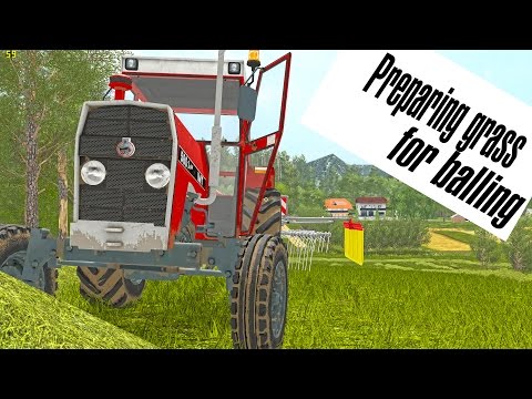 UTH17 - Preparing grass for baling in South-east Slovenia