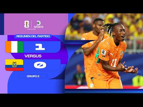 ملخص مباراة كوت ديفوار ضد الإكوادور بتاريخ 2026-06-14