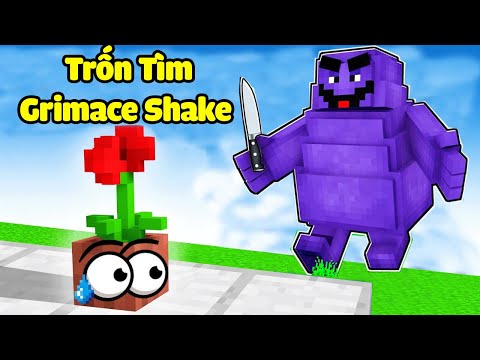 MINI GAME: HID GAME GRIMACE SHAKE MINECRAFT ** NOOB TEAM HIDE IN THE STORE
