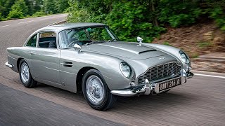 Driving JAMES BOND'S Aston Martin DB5 with all the WORKING GADGETS! 