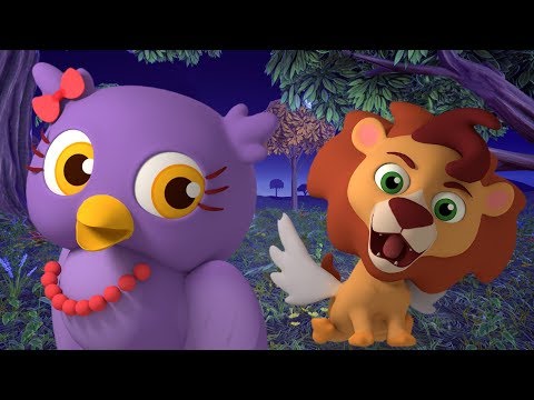 A Coruja e as Melhores Músicas para Bebê Dormir 🦉 3D HD ☁️🦁☁️
