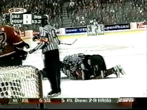 Chris Simon vs Mike Rathje