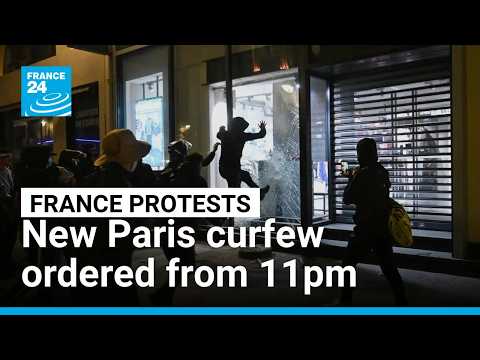 New Paris curfew ordered in parts of city from 2100 GMT Tuesday