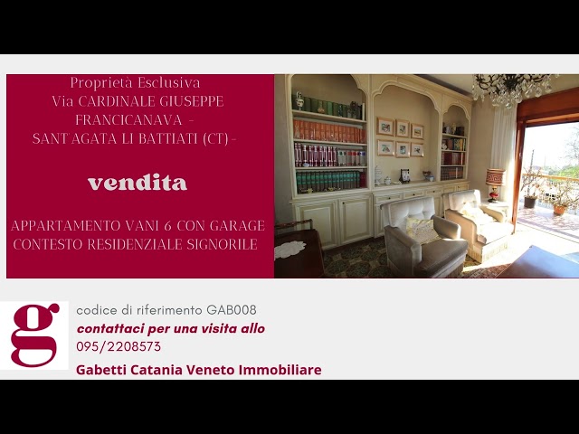 Appartamento Vani 6 con Garage a Sant' Agata li Battiati