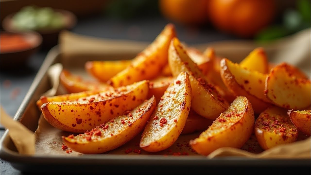 Crunchy and Golden Potatoes in the Oven | Healthy and Quick Snack"