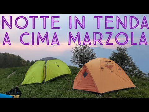 NOTTE in TENDA a CIMA MARZOLA NORD