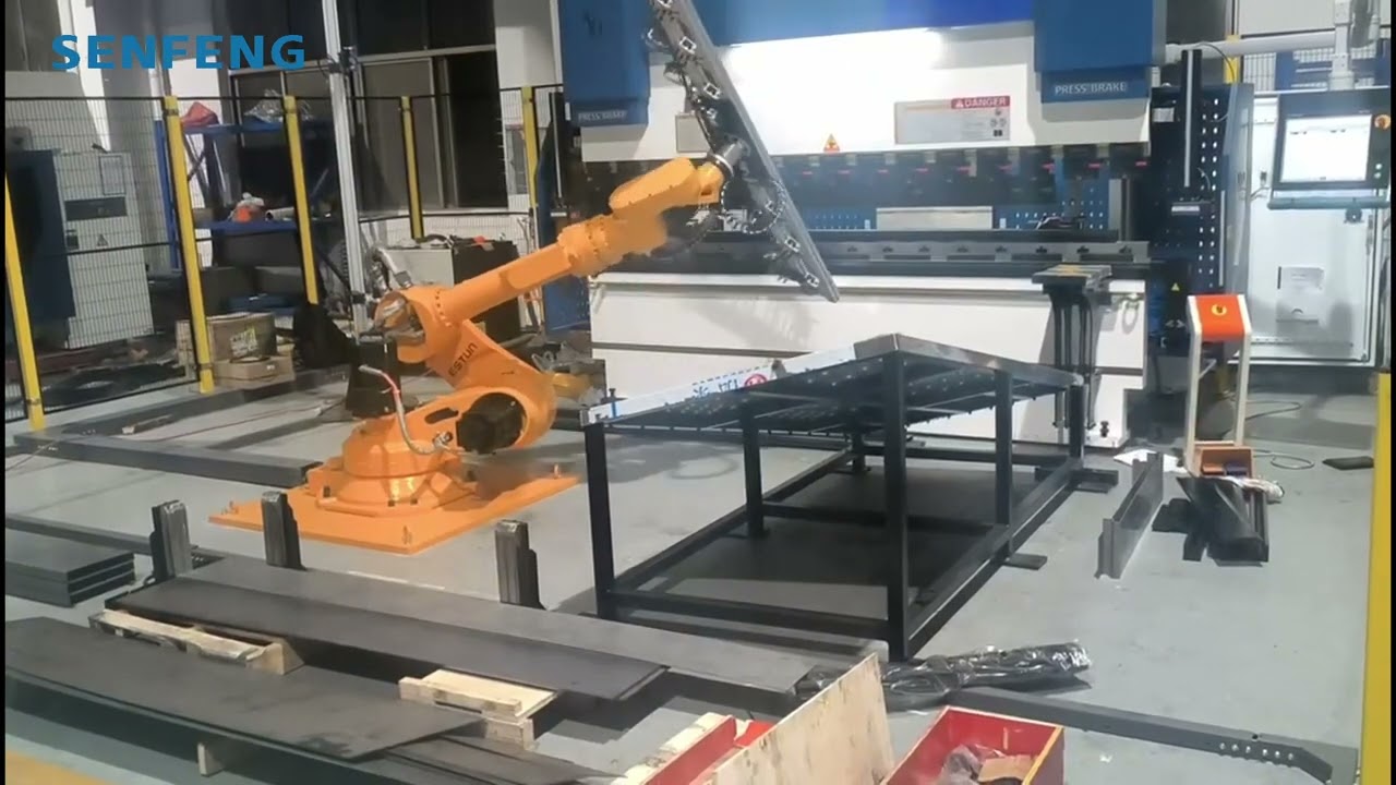 CNC Press Brake With Robotic Arm | Bending 2mm Carbon Steel