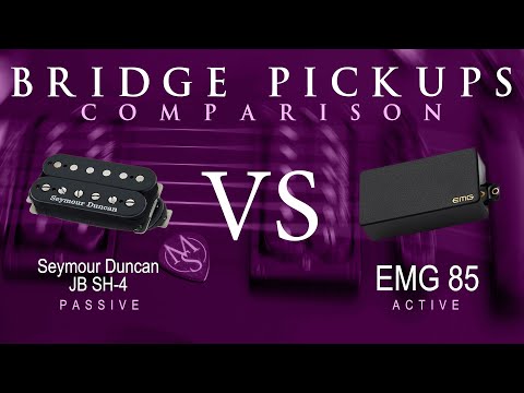 Seymour Duncan JB SH-4 vs EMG 85 - Bridge Pickup Guitar Tone Comparison Demo