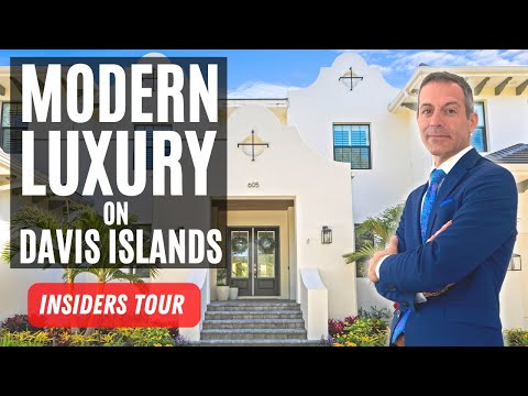 Modern Luxury Homes in Tampa Florida Tour | On Davis Islands in South Tampa
