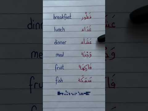 Arabic lesson for beginners #common words in Arabic #learn Arabic fast #basic Arabic words #english