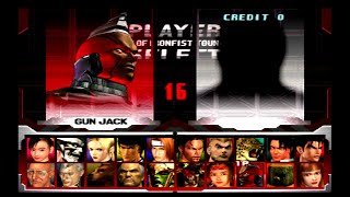 Download lagu PS1 Tekken 3 Arcade Mode Gun Jack mp3