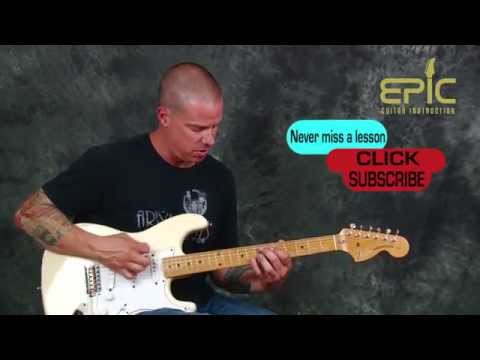 Blues rock guitar lesson Learn licks rhythms scales from Testify Stevie Ray Vaughan SRV
