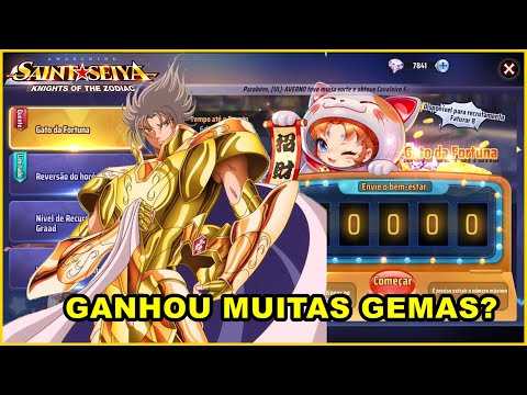 RODANDO O GATO DA FORUTUNA FULL E VOCÊS SAINT SEIYA AWAKENING