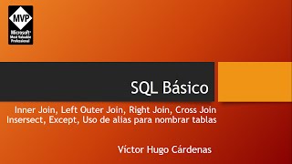 Instrucciones Básicas de SQL en SQL Server, Inner Join, Outer Join, Cross Join