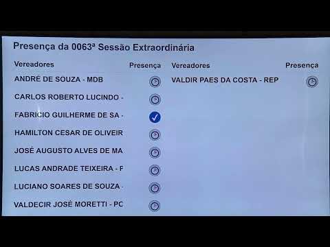 Sessão Extraordinária 22/12/2025