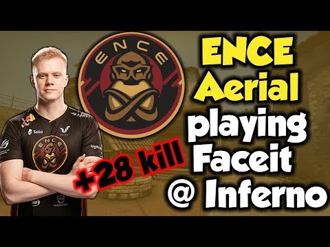 ENCE Aerial playing on FACEIT at Inferno Highlights