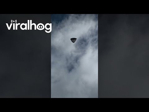 Flying Tent Spotted in the Sky || ViralHog
