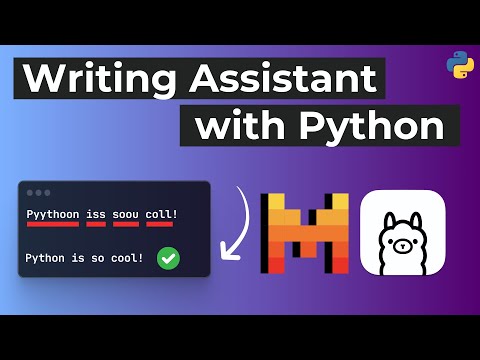 Build a free writing assistant with Python and Ollama
