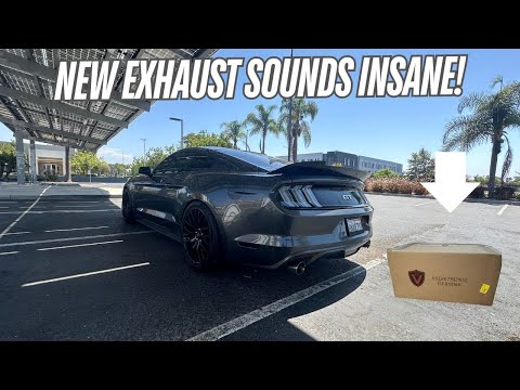 Installing Valvetronic Exhaust on My 2017 Mustang GT | Best LOUD Exhaust Setup?