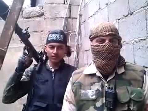 كلمة من أحد عناصر كتيبة أبو بكر الصديق التابعة للواء المرابطين في دير الزور يدعو فيها العرب لدعمهم