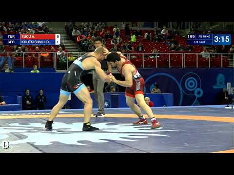 1/8 FS - 79 kg: A. SUCU (TUR) v. D. KHUTSISHVILI (GEO)