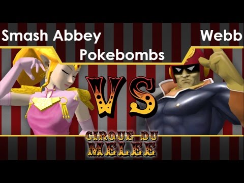 Cirque  - Smash Abbey (Zelda) vs Webb (C Falcon) Pokebombs - Melee