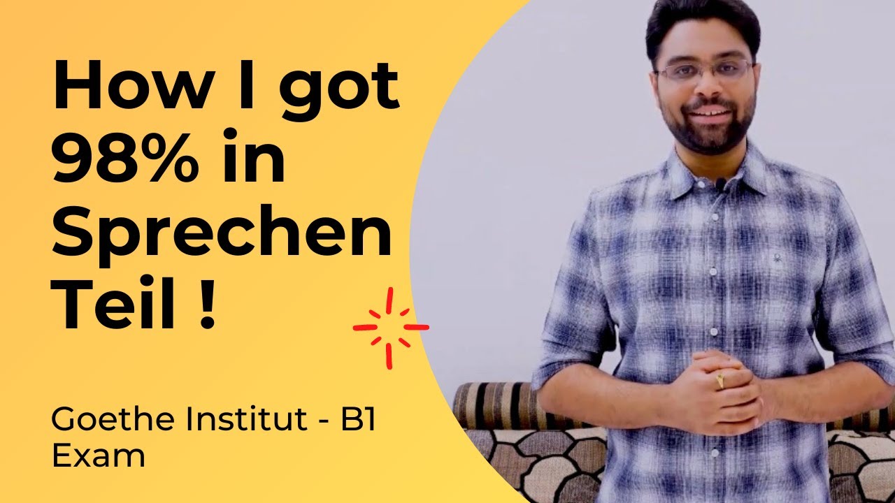 Goethe Institut - B1 Exam - Sprechen Teil -  How to present a Thema