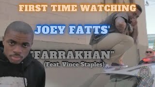 First Time WATCHING Joey Fatts' "Farrakhan" (Featuring Vince Staples)