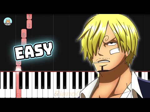 One Piece OP 20 - "Hope" - EASY Piano Tutorial & Sheet Music