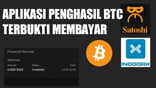 APLIKASI SATOSHI PENGHASIL BTC TERBUKTI MEMBAYAR.