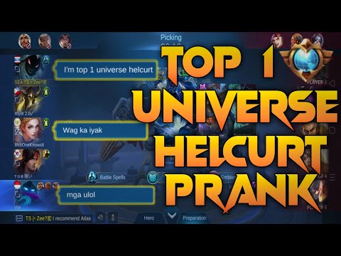 TOP 1 UNIVERSE HELCURT PRANK! + TROLL TEAMMATES! HAHAHA LT NETO!