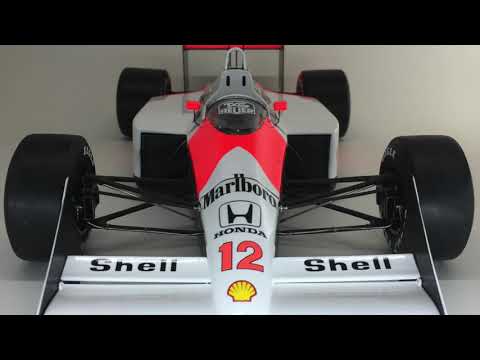 Thumbnail for Finished work : Model Factory Hiro 1/12 McLaren MP4/4 1988 Belgian GP Ayrton Senna by Car, McLaren MP4/4