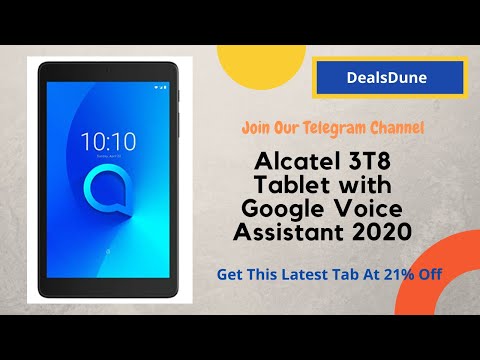 Alcatel 3T8 Tablet with Google Voice Assistant 2020 | Alcatel 3T8 Tablet | Amazon Sale