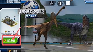 Jurassic World The Game, Where and how to find Extinction Roller Coaster #akaibb #youtubevideo