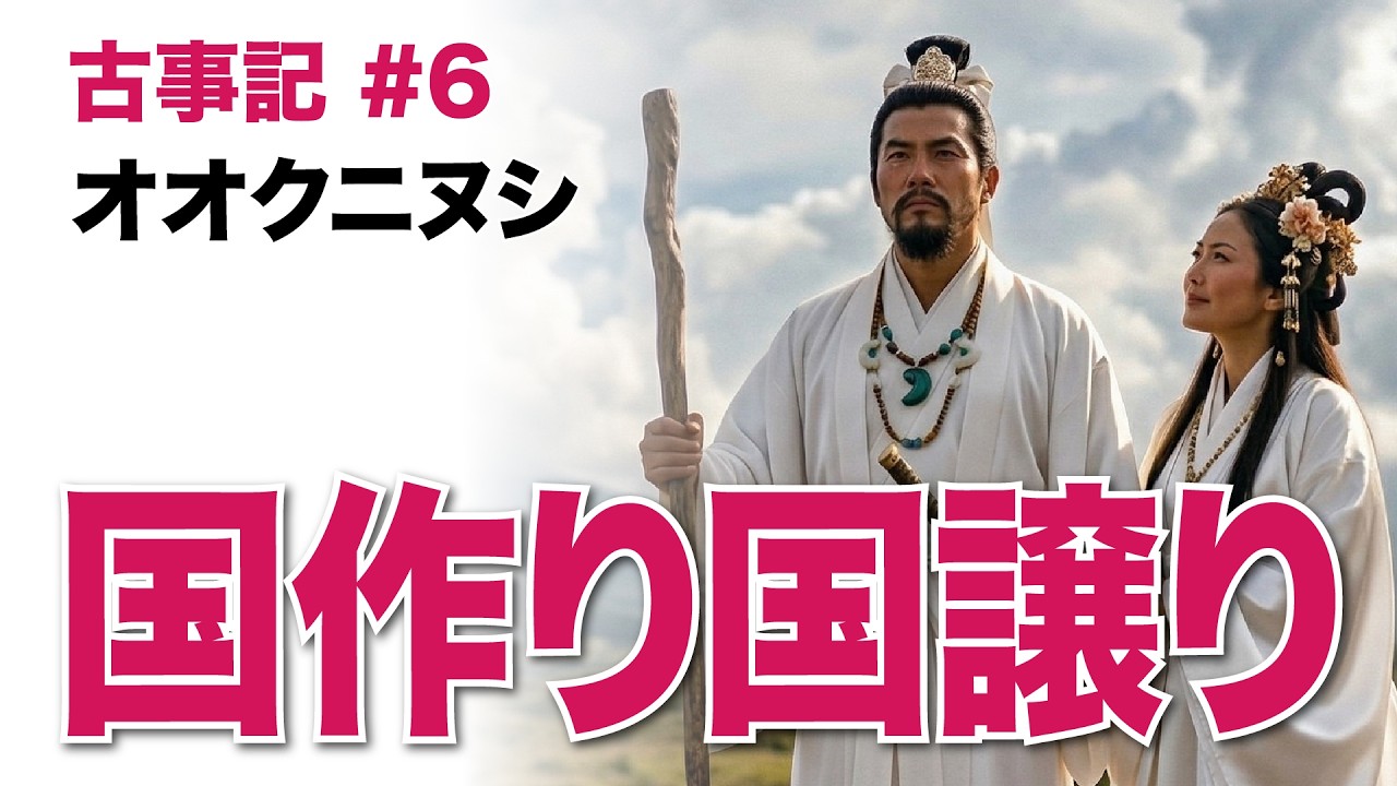 【古事記】オオクニヌシの国づくり国譲り