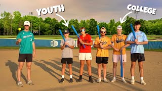Can Youth Players Hit the Same Pitches as a College Baseball Player?