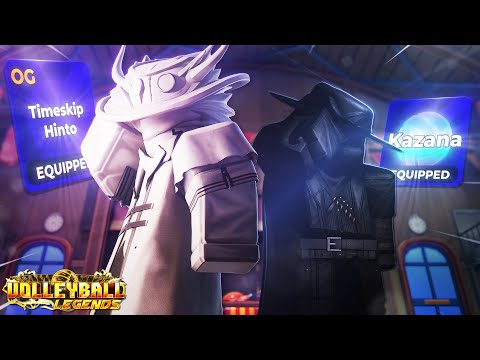 USING THE FASTEST SPIKING DUO KAZANA AND TIMESKIP HINTO IN VOLLEYBALL LEGENDS