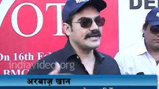 Arbaaz Khan about Voting