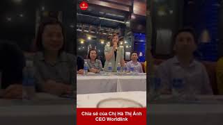 CEO Hà Thị Ánh chia sẻ trong phần cảm nhận về Buổi kết nối số 24 - Team Khu Công Nghiệp