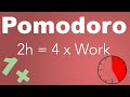 Pomodoro Technique 4 x 25 min - Study Timer 2 h