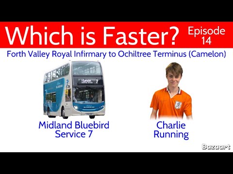 Which is Faster? • Episode 14; FVRI to Ochiltree Terminus, Bus vs. Running