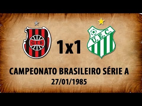 G.E.Brasil 1x1 Uberlândia-MG - Campeonato Brasileiro 1985