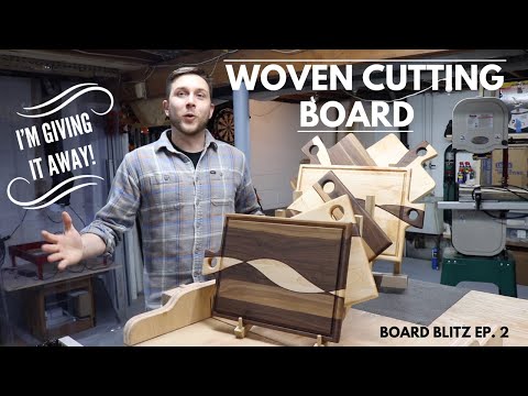 Como fazer uma tábua de corte tecida - John Barnes Board Blitz #2